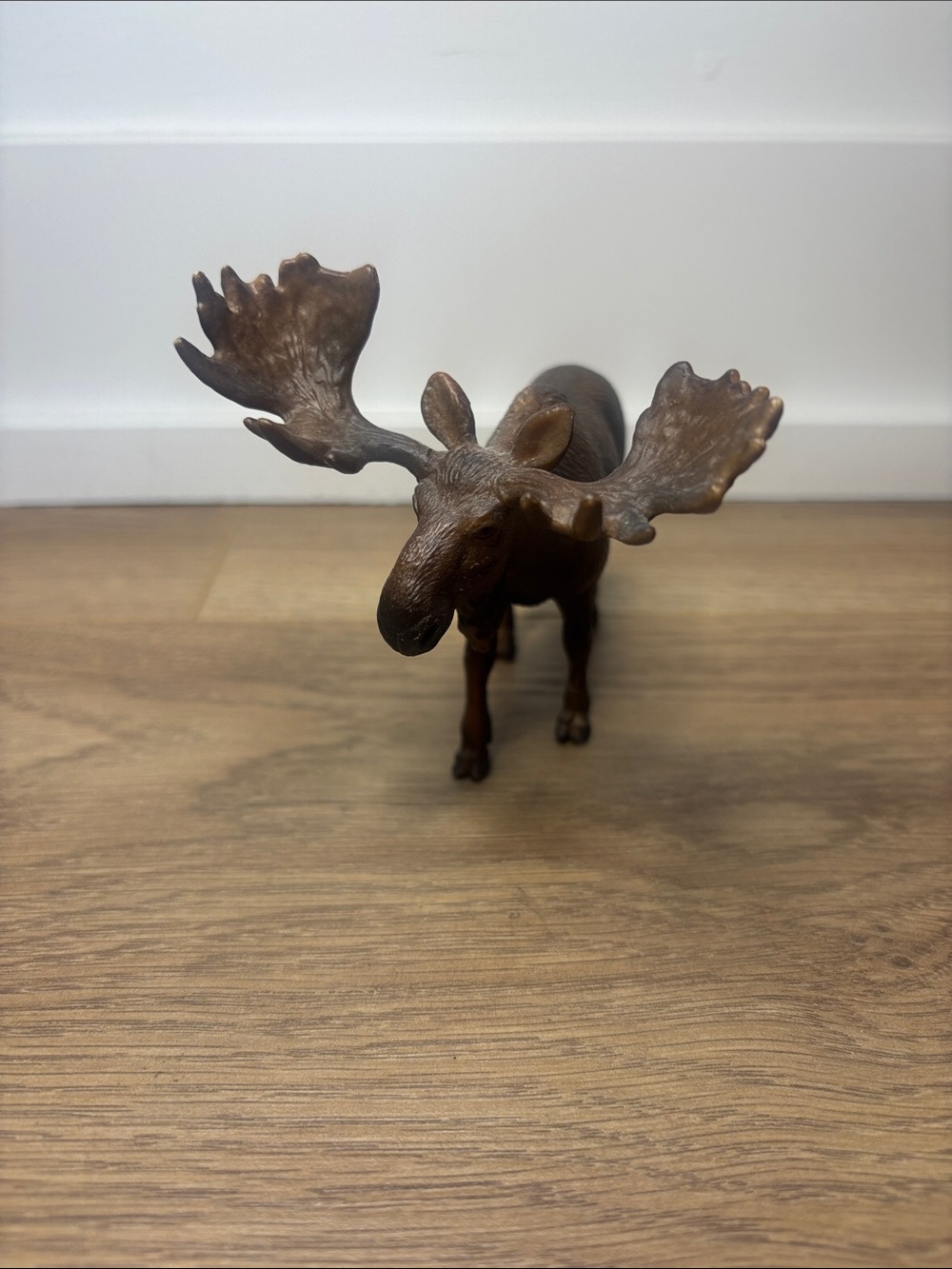 Schleich 2002 Bull Moose Figurine – Retired Vintage Wildlife Figure